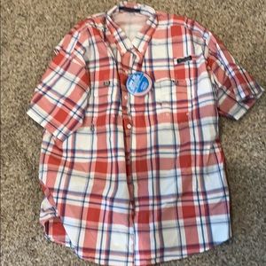 NWT Columbia super Bahama ss fishing shirt